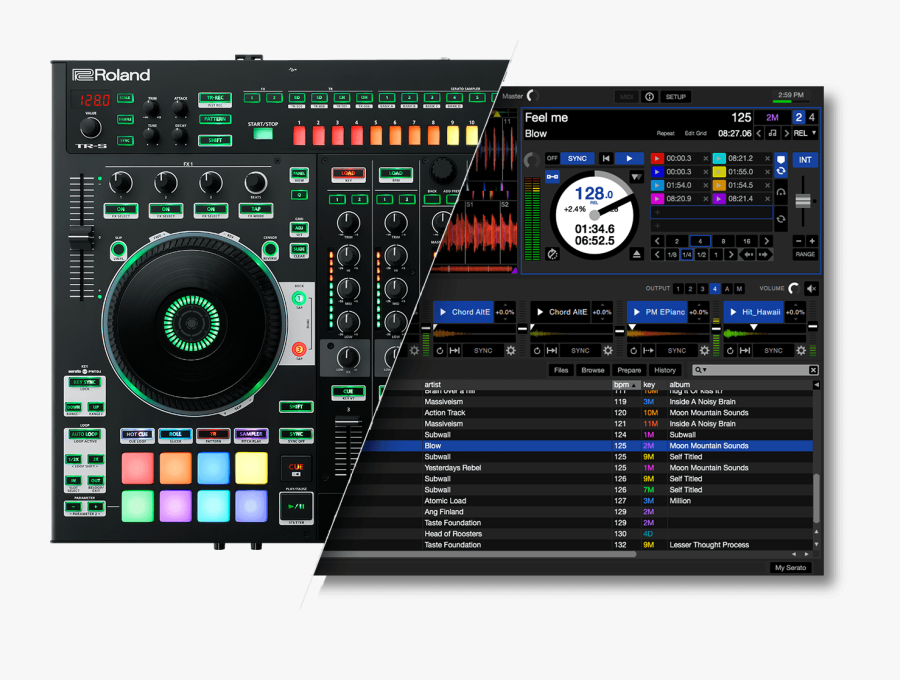 Album Cover Clipart Dj Equipment - Roland Dj 808 Serato, Transparent Clipart