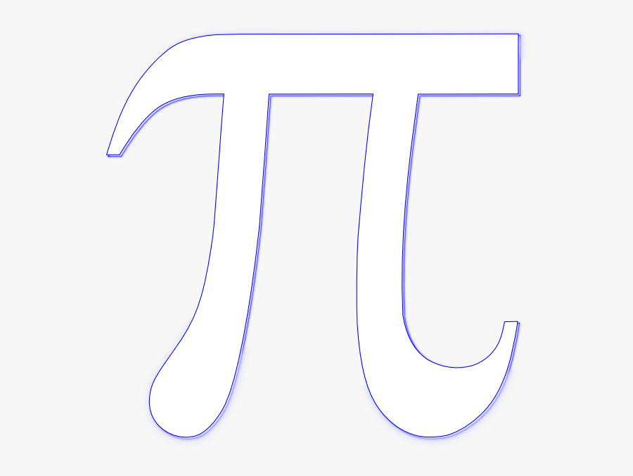 Free Pi - White Pi Symbol Transparent Background, Transparent Clipart