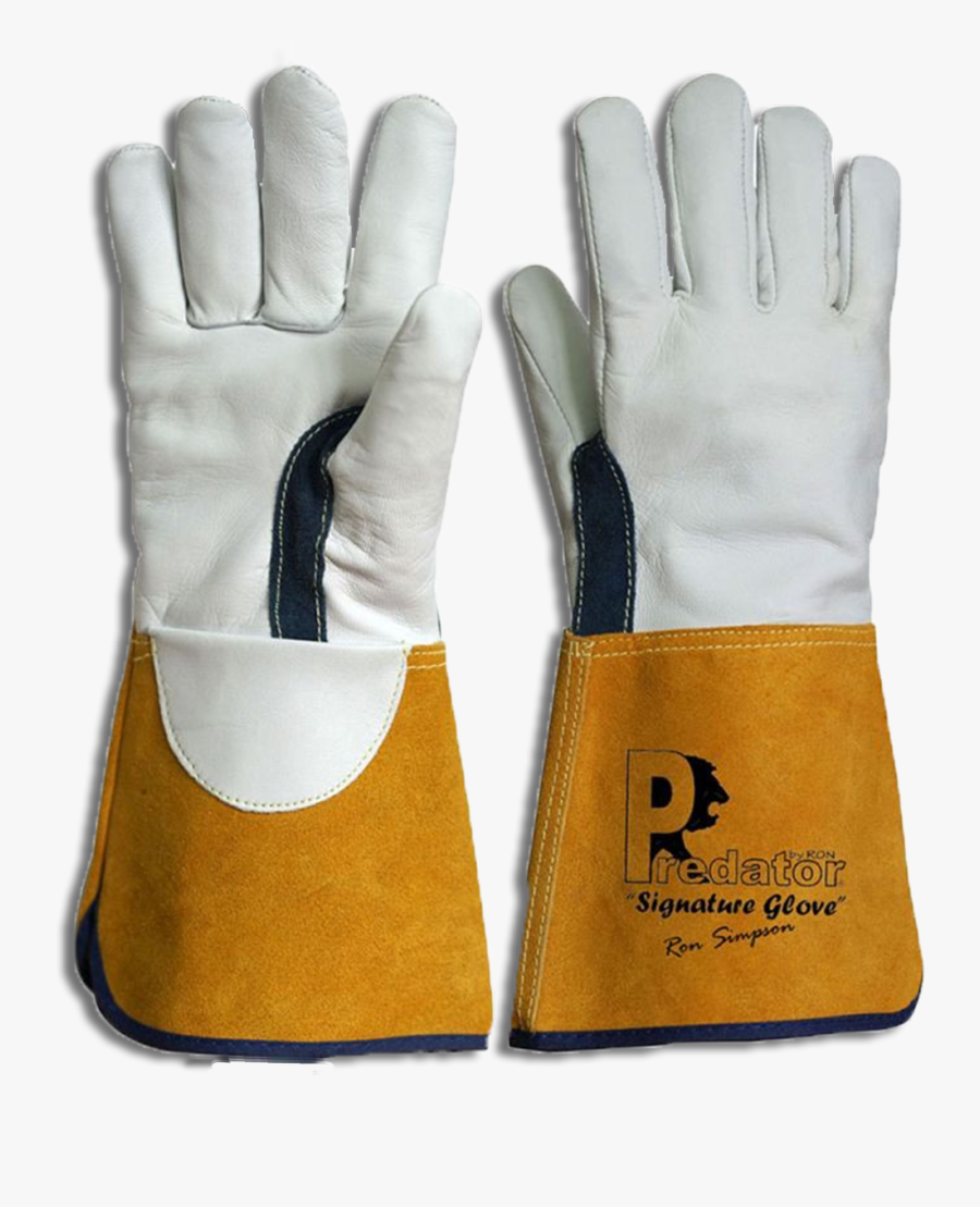 Predator Signature Mig Gauntlets - Welding Gloves Gauntlet, Transparent Clipart