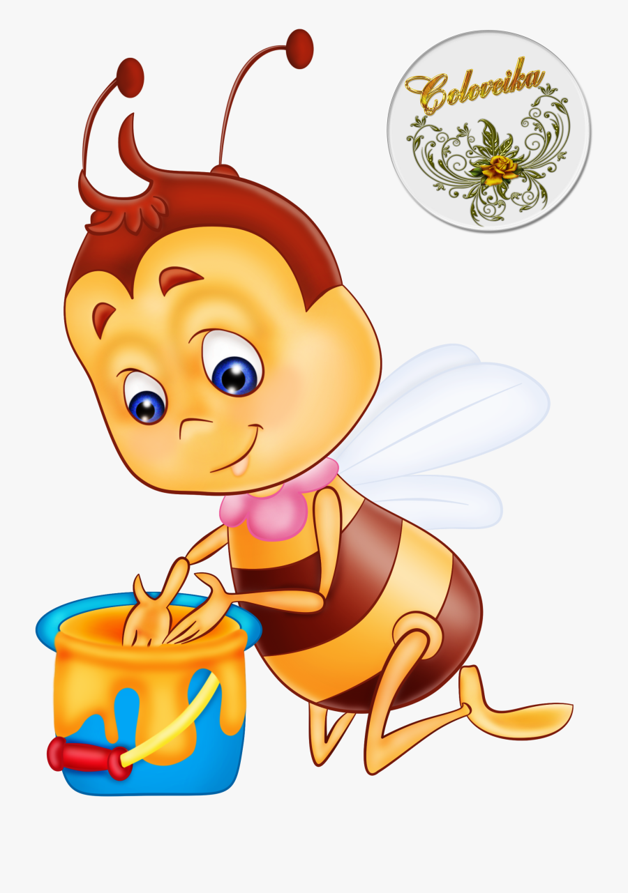 Bee Language Cliparts - Cartoon, Transparent Clipart
