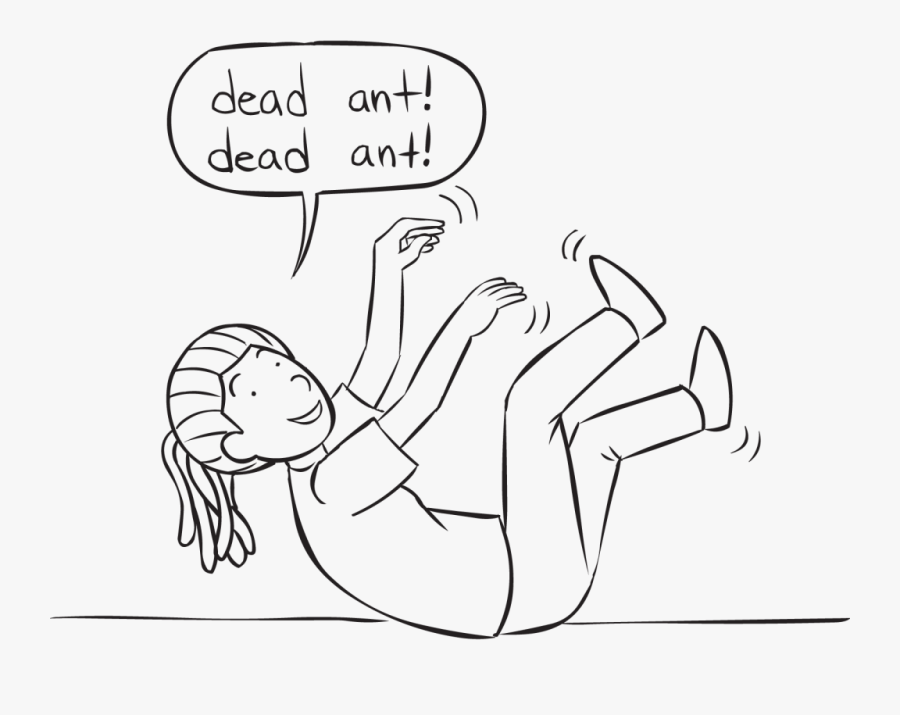 Ant Drawing Head - Line Art, Transparent Clipart