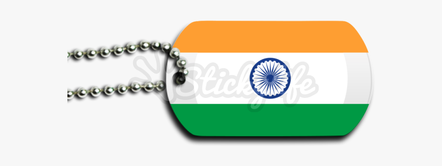 Clip Purse Dog Tag - India Flag, Transparent Clipart