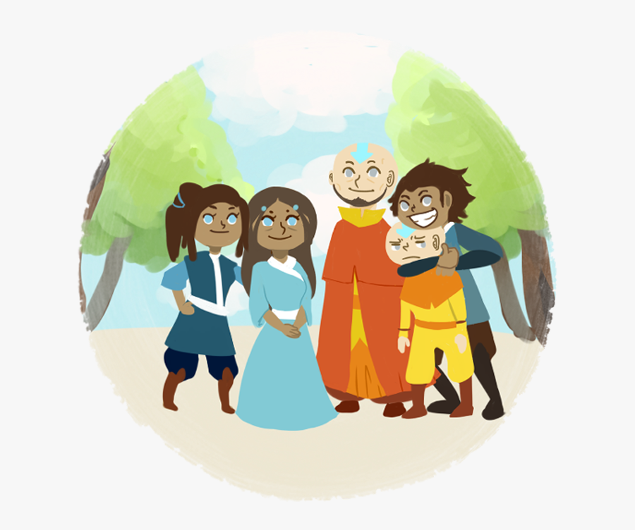 My Art Aang Katara Avatar The Last Airbender Kataang - Avatar The Last Airbender Katara Aang, Transparent Clipart