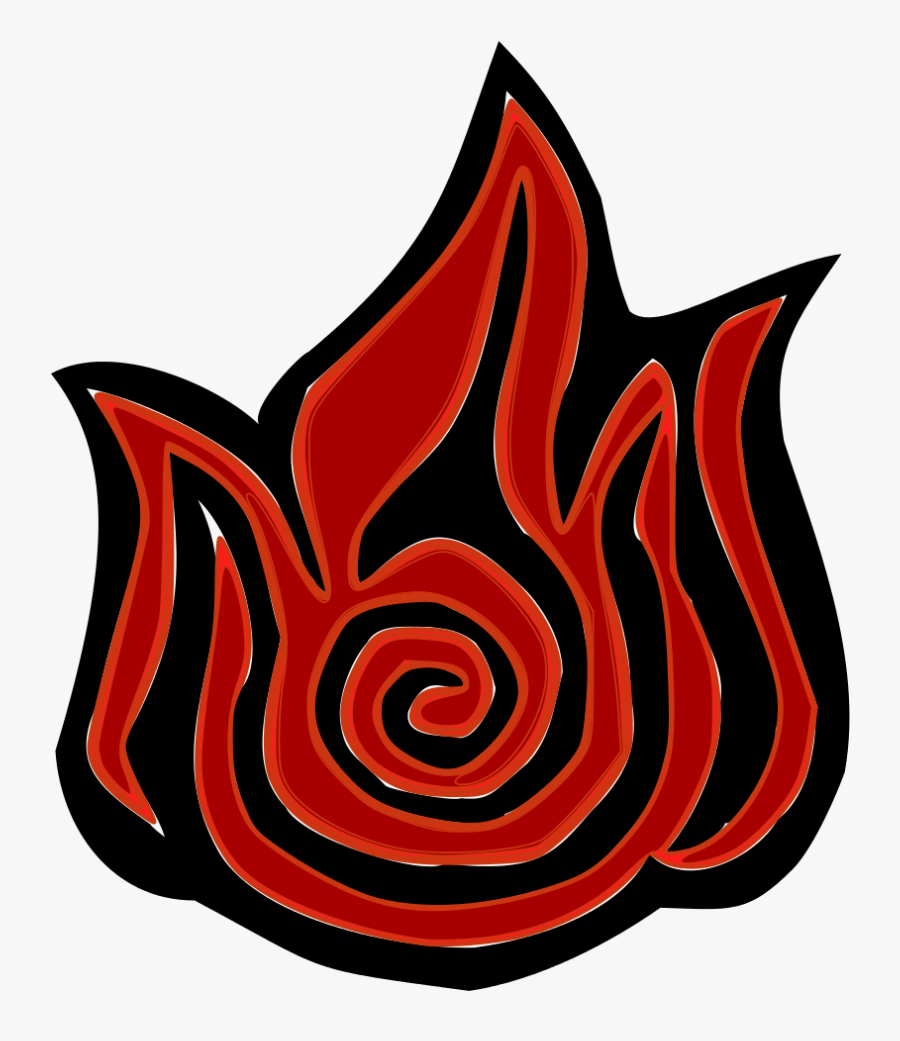 Avatar The Last Airbender Fire Logo Transparent, Transparent Clipart