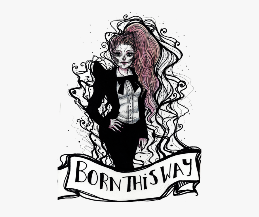 Transparent Lady Gaga Png - Born This Way Art, Transparent Clipart