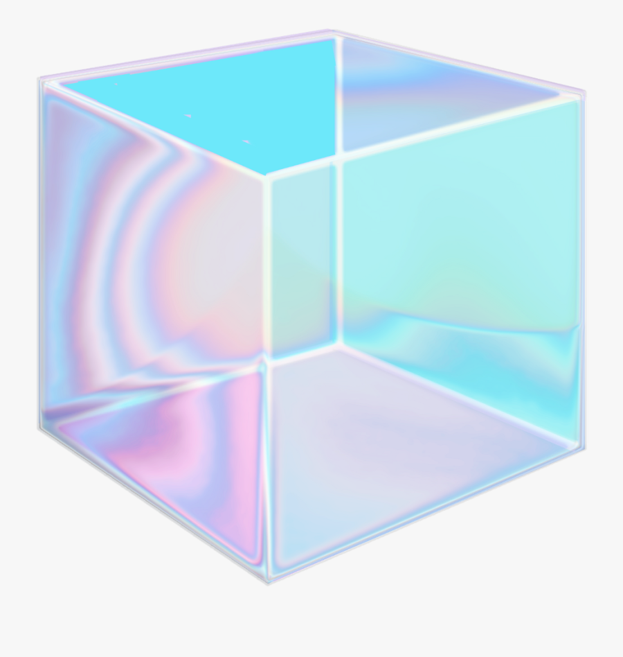 Transparent Hologram Clipart - 3d Cube For Picsart Edit, Transparent Clipart