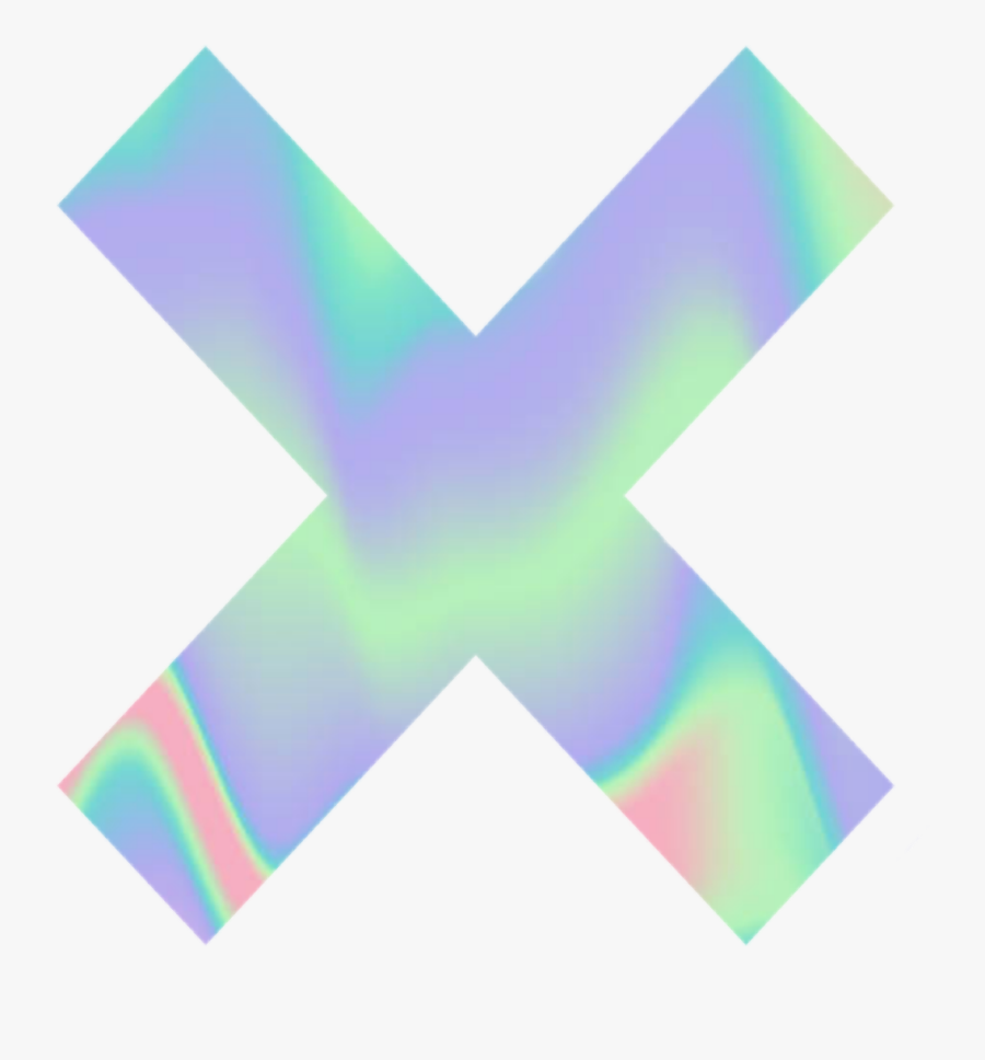 #tumblr #x #lovely #cute #rainbow #colorful #holographic - Art Paper, Transparent Clipart