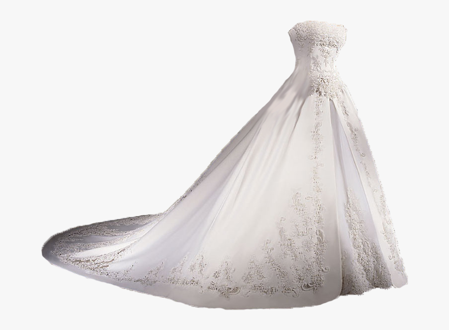 Wedding Dress Ball Gown Bride - Wedding Dress Transparent Background, Transparent Clipart