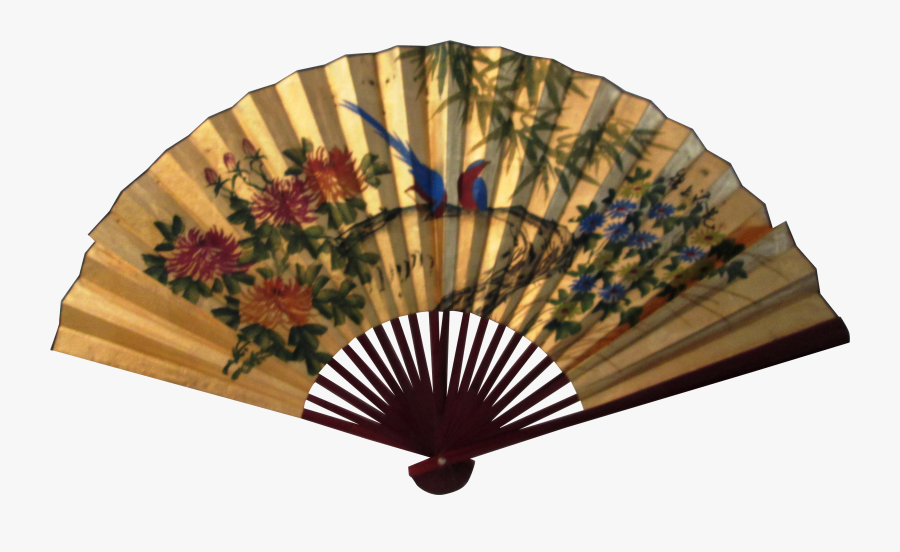 Asian Fan Png - Gold Asian Fan Png, Transparent Clipart