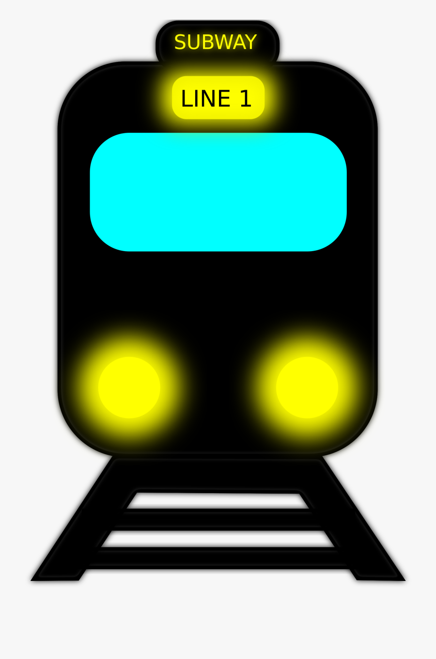 Clip Art Free Library Subway Train Clipart - Rapid Transit, Transparent Clipart
