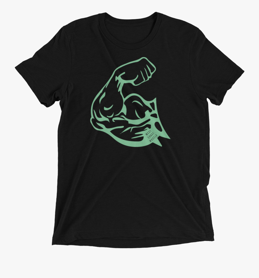 West Coast Muscle Big Arm Tee - T-shirt, Transparent Clipart