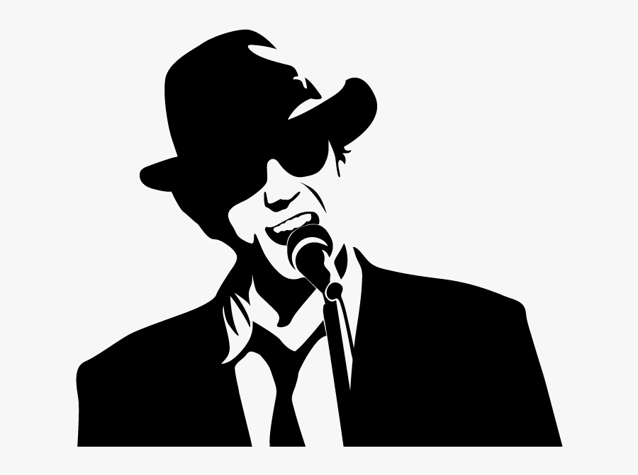 Elwood Blues - Illustration, Transparent Clipart