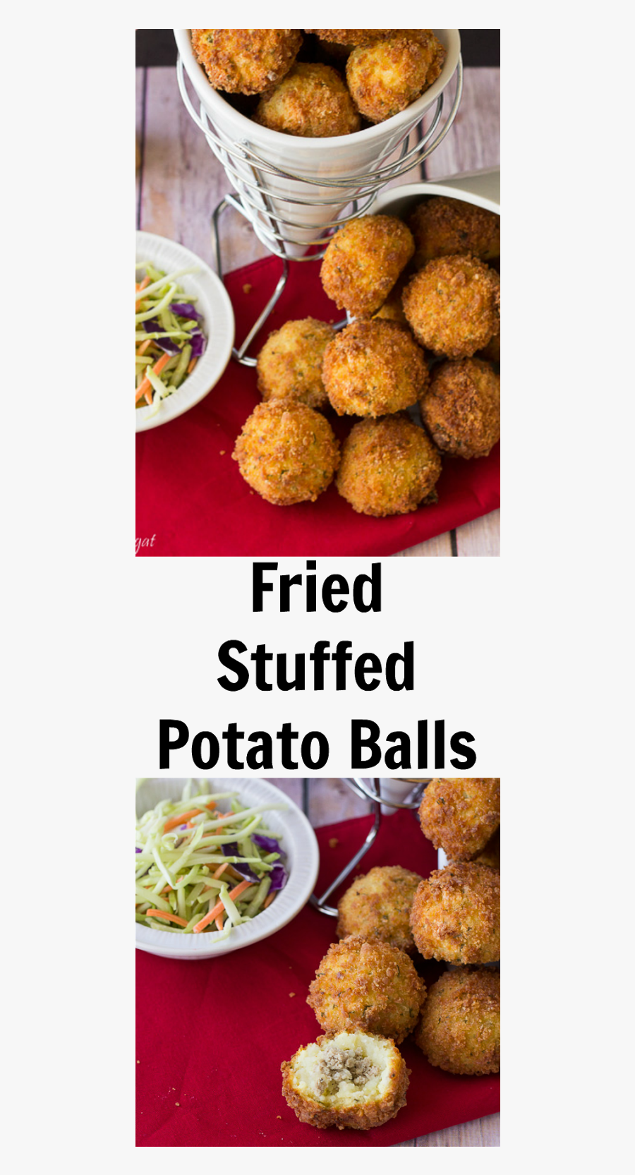Fried Stuffed Potato Balls - Mashed Potato Ball Clipart, Transparent Clipart