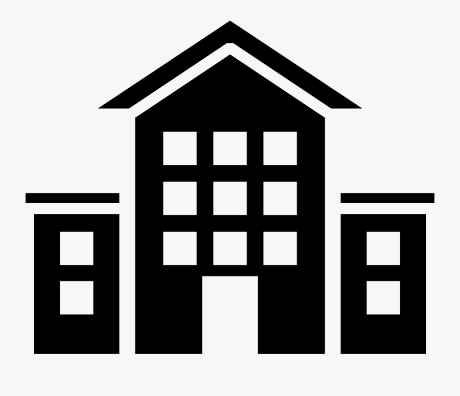 School Building - School Building Icon Png, Transparent Clipart