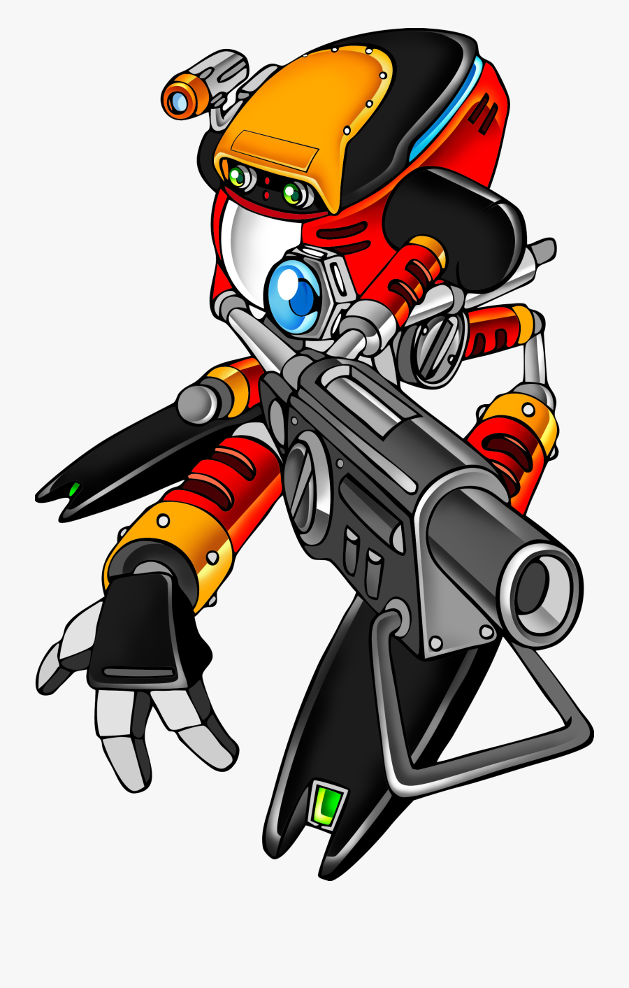Paintball Gun Clipart, Transparent Clipart