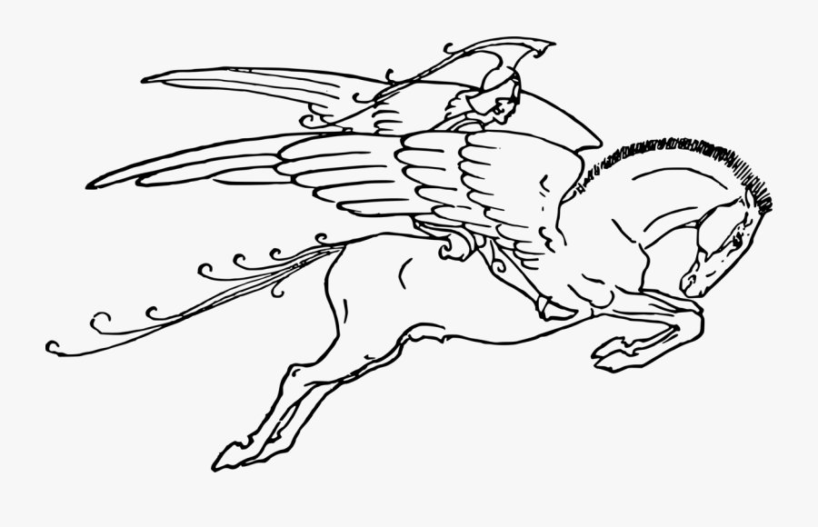 Line Art,horse,mare - Line Art, Transparent Clipart