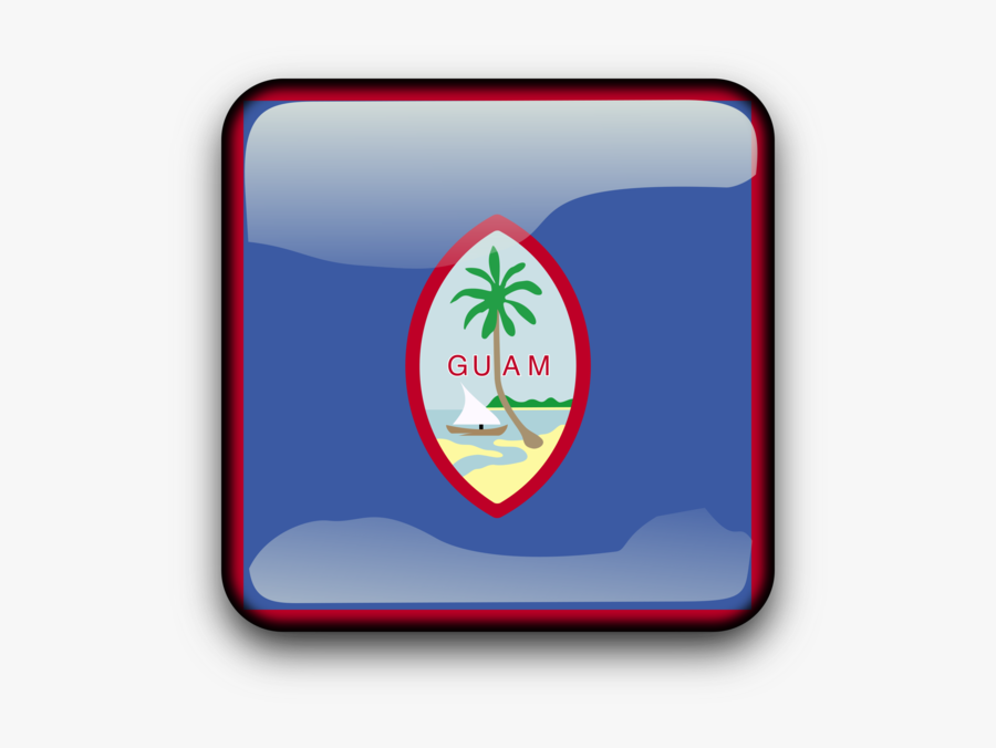 Flag Of Guam Flag Of Guam National Flag Seal Of Guam - Guam Flag, Transparent Clipart