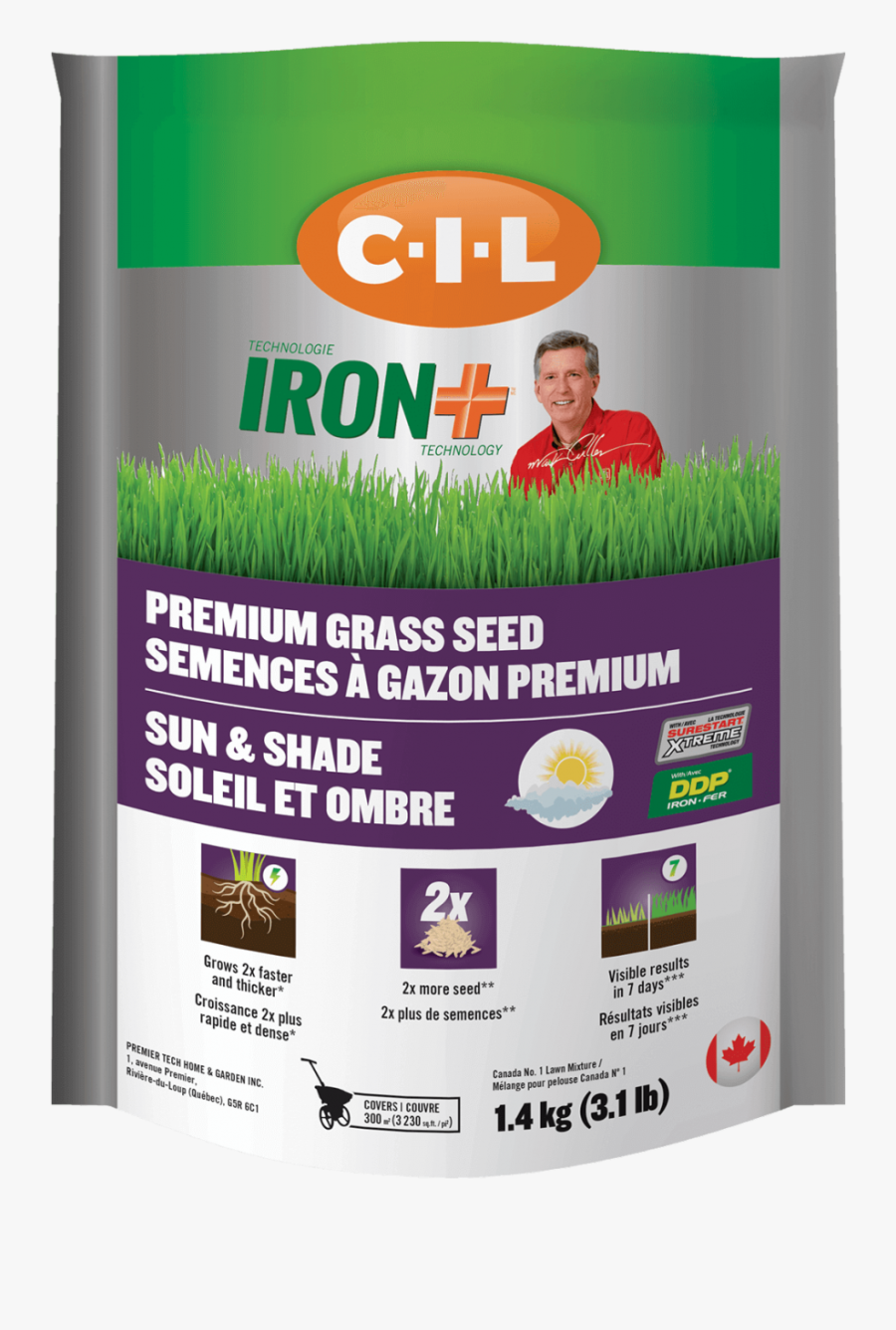 Cil Iron Premium Grass Seed Sun Shade - Happens When You Pour Fertiliser On Grass, Transparent Clipart