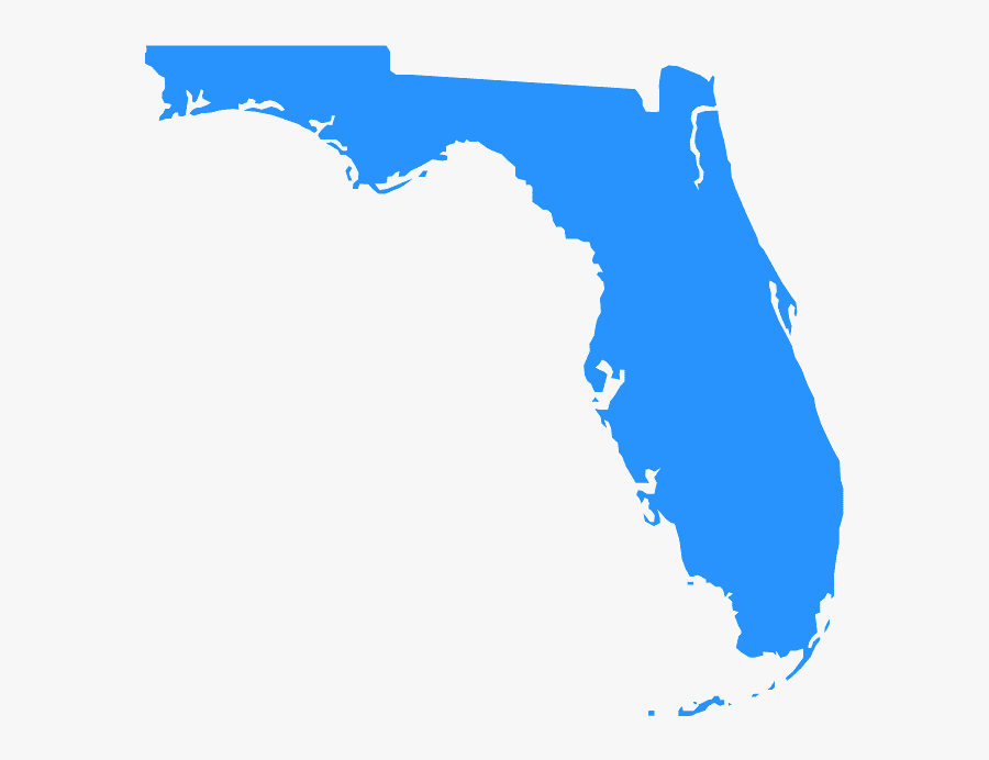 Florida Map Silhouette , Free Transparent Clipart - ClipartKey