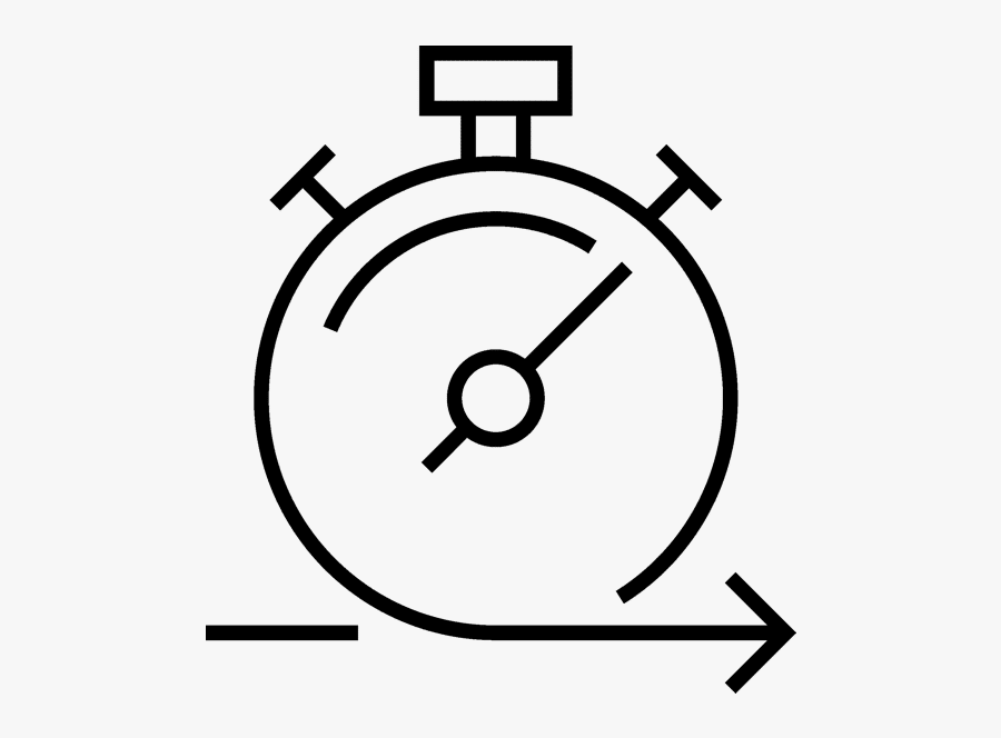 Save Time & Money - Measuring Efficiency Icon, Transparent Clipart