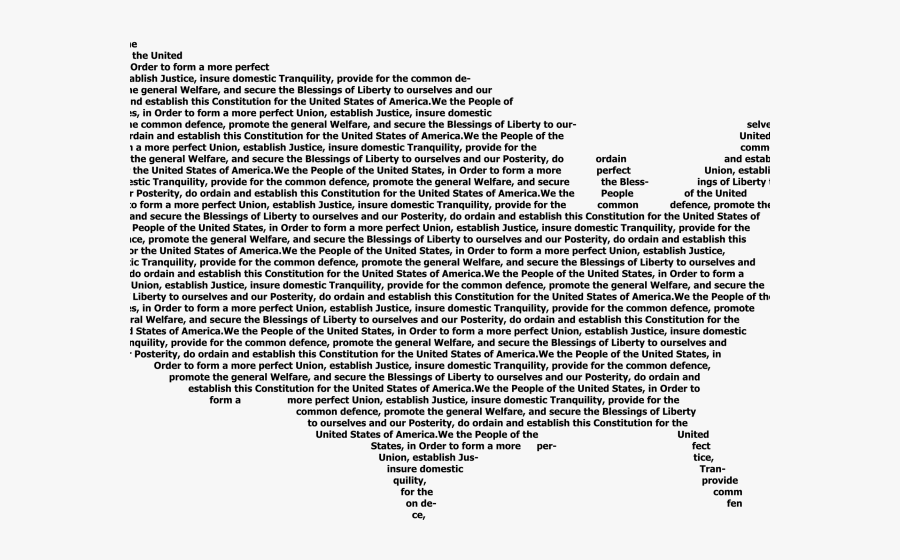 Constitution Of The United States Png, Transparent Clipart