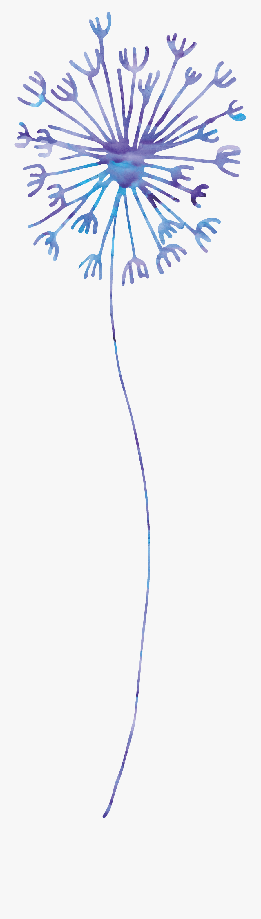 Dandelion Clipart Abstract - Drawing, Transparent Clipart