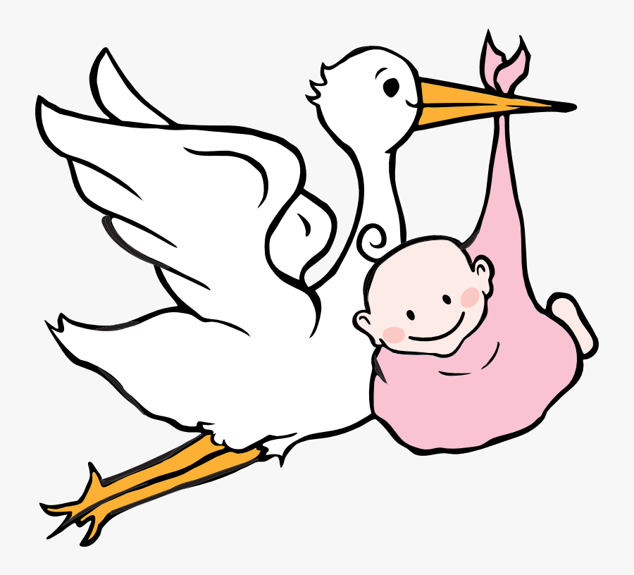 Clipart Stork Baby, Transparent Clipart