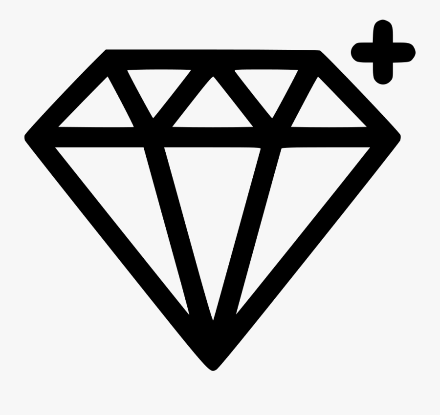 Diamond Jewelry Treasure Png - Sketch App Logo Black, Transparent Clipart