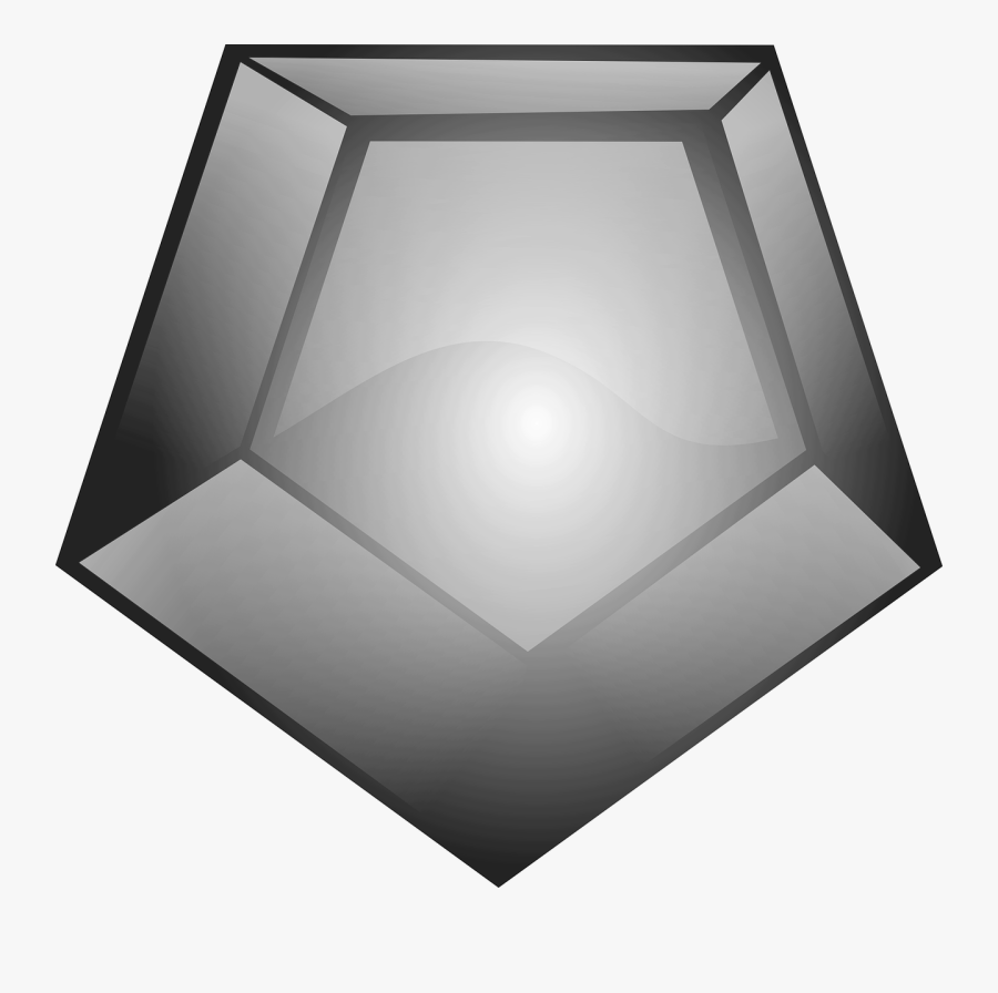 Transparent Black Gem, Transparent Clipart