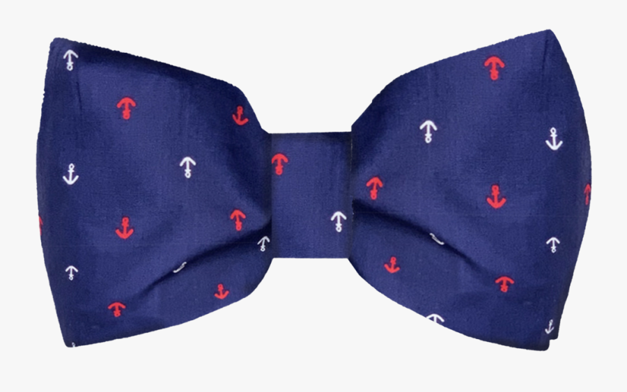 Boys Bow Tie Navy Anchor - Cotton, Transparent Clipart