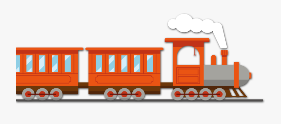 Drawn Train Cartoon - Cartoon Train Png, Transparent Clipart