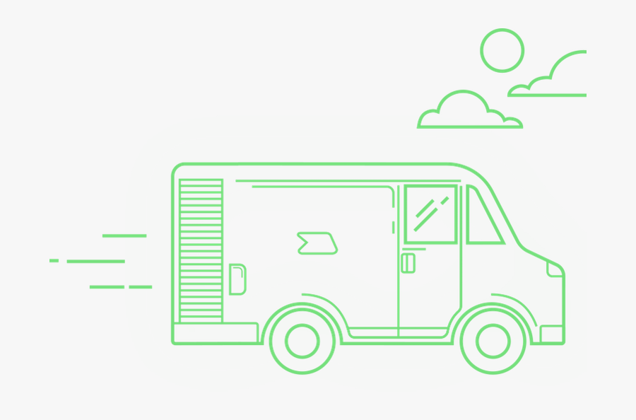 Transparent Fedex Truck Png, Transparent Clipart