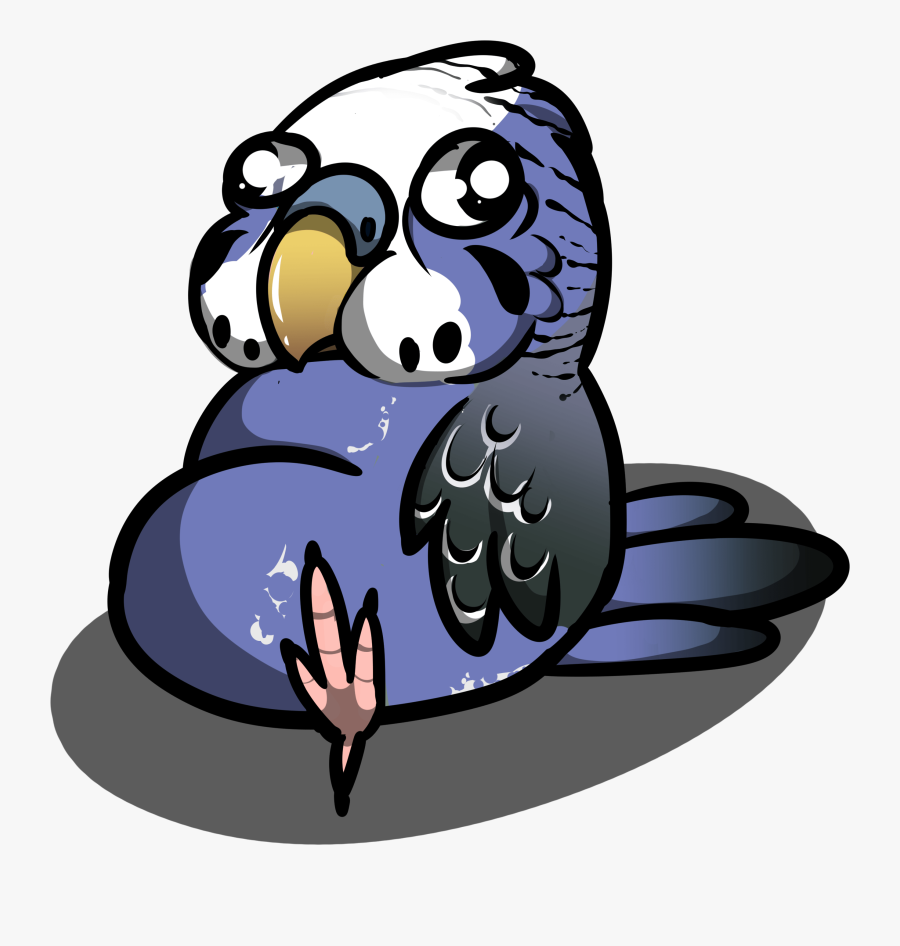 Budgie Clipart Pudgie - Cartoon, Transparent Clipart