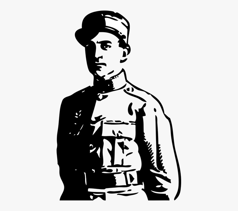 Officer Man Soldier - Soldier Ww1 Clipart, Transparent Clipart