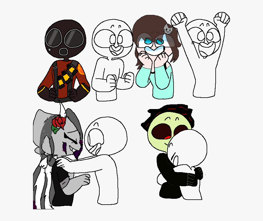 Matt X Oc Eddsworld, Transparent Clipart