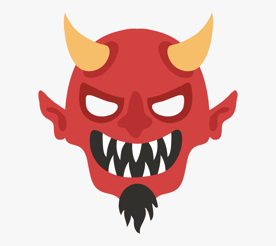 Transparent Background Demon Face Png - Transparent Demon, Transparent Clipart