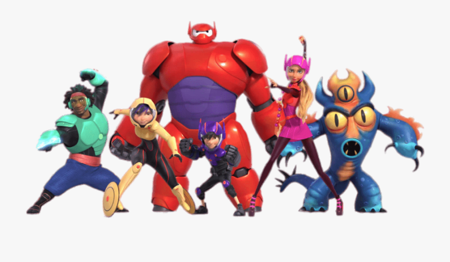Big Hero 6 Characters In Full Armour - Big Hero 6, Transparent Clipart