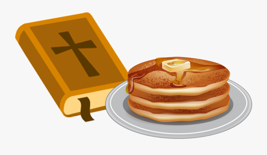 Clip Art Mens Prayer Breakfast Clipart - Pancakes Word Clipart, Transparent Clipart
