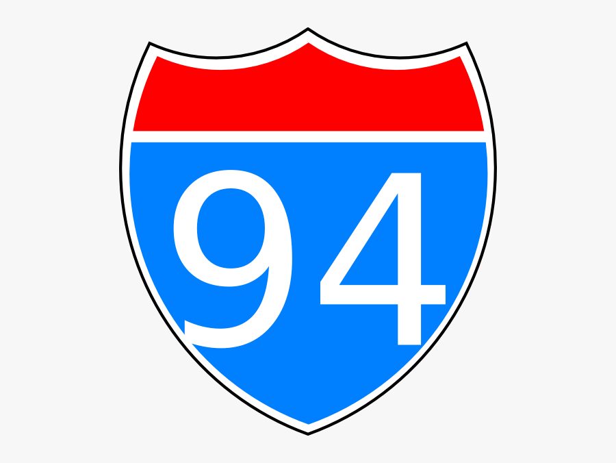 Interstate Sign Vector, Transparent Clipart