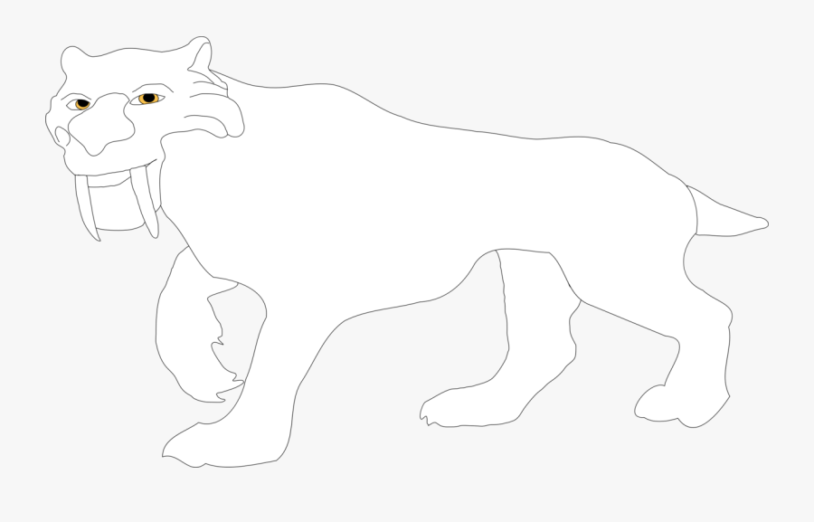 Art,monochrome Photography,carnivoran - Line Art, Transparent Clipart