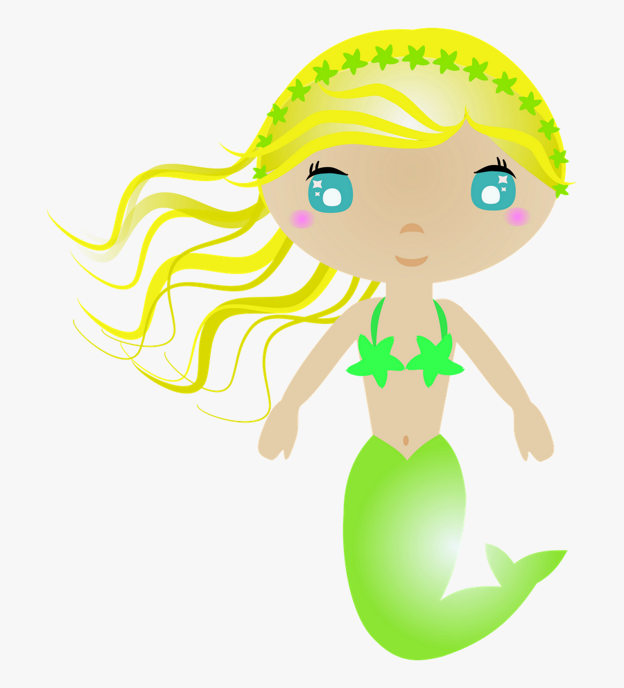 Gold Mermaid Transparent Clipart, Transparent Clipart