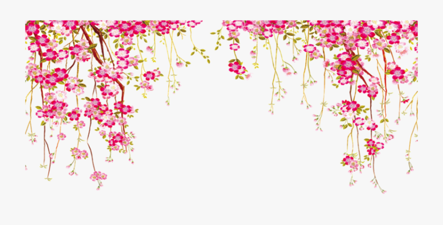 #background #landscape #wallpaper #space #flower #colorful - Border Flowers Vector Png, Transparent Clipart