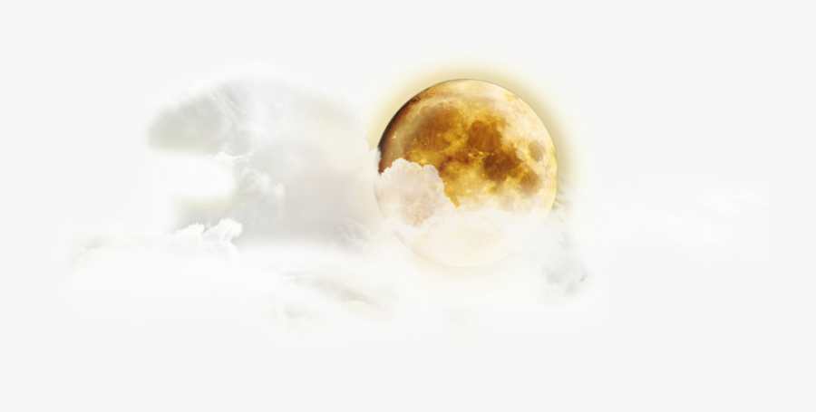 Moon And Cloud Png, Transparent Clipart