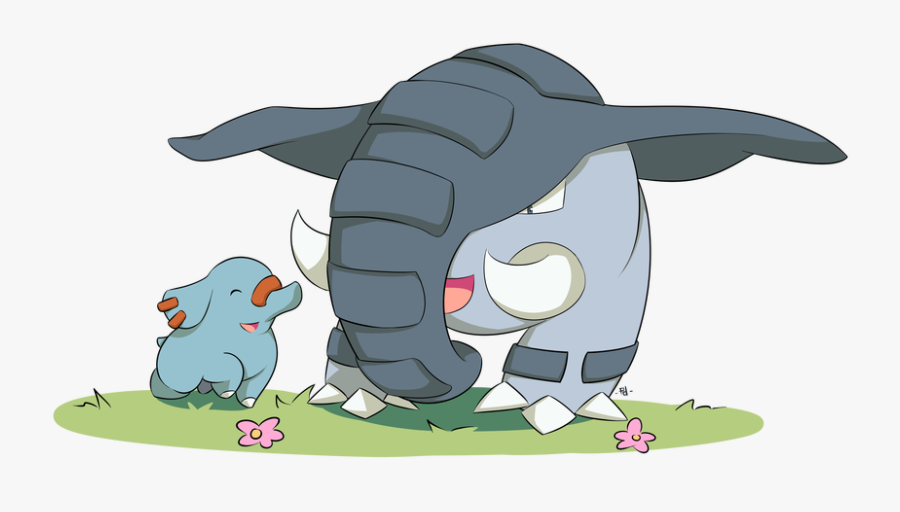 Transparent Parenting Clipart - Phanpy, Transparent Clipart