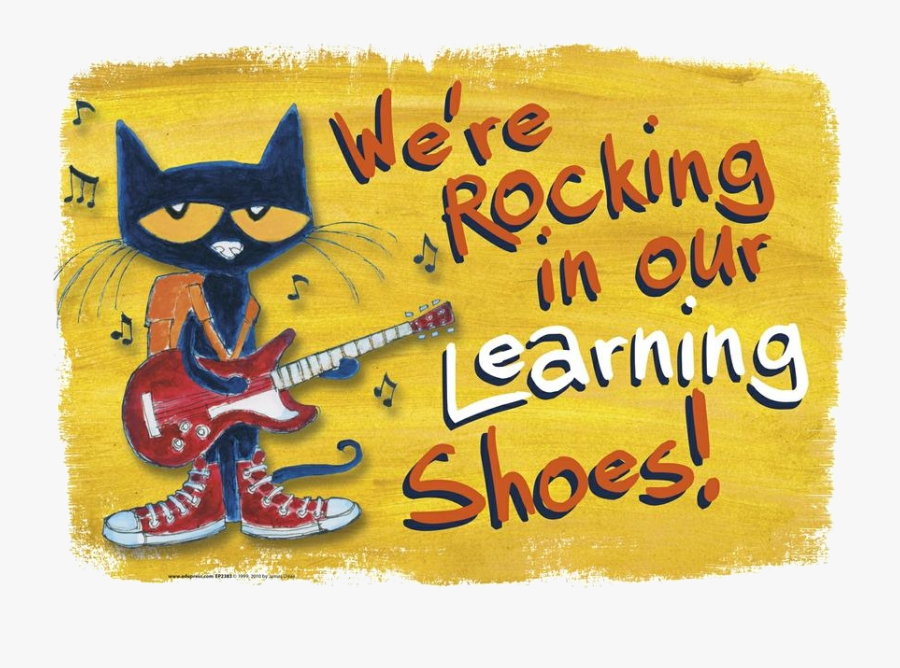 Pete The Cat Rocking In My School Shoes Clipart Abeoncliparts - Rocking In Our School Shoes, Transparent Clipart