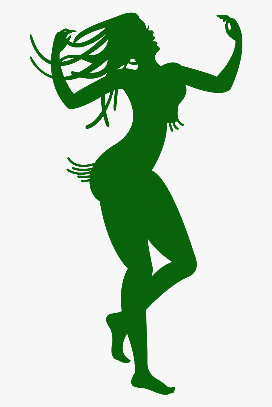 Silueta De Bailarina De Zumba, Transparent Clipart