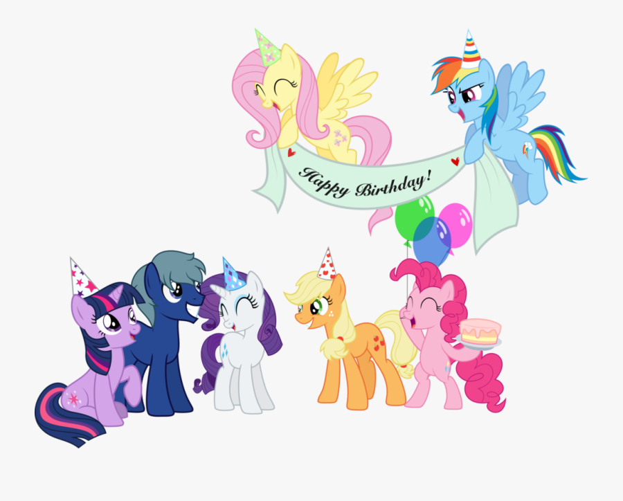 Clipart Birthday My Little Pony - My Little Pony Birthday Png, Transparent Clipart
