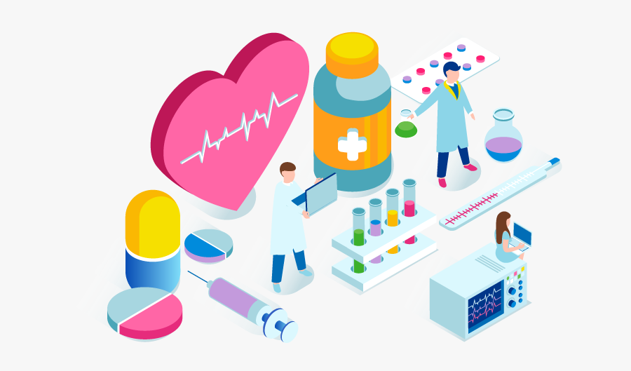 Pharmacy Flat Design, Transparent Clipart
