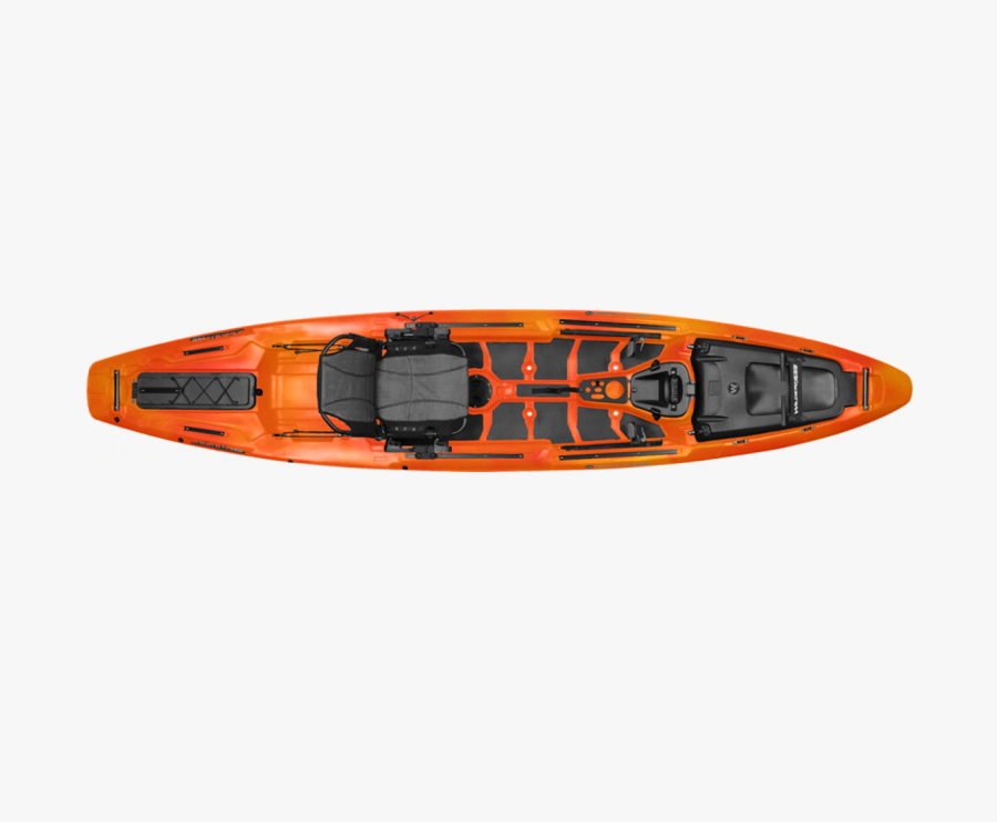 Clip Art Fishing Kayak Academy - Wilderness Systems Atak 140 Mango, Transparent Clipart