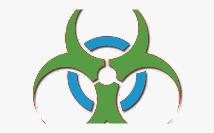 Trash Can Clipart Bio Medical Waste - Biohazard Symbol, Transparent Clipart